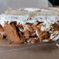 Biscoff cake at Cucina Cafe in Leigh