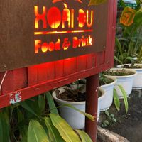 Outdoor seating   at Xoài Đu in Hanoi