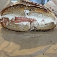   at Leo's Bagels in New York City