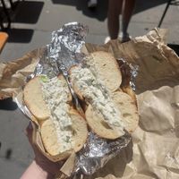   at Leo's Bagels in New York City