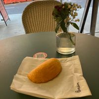 Outdoor table at Cositas Cafe in New York City