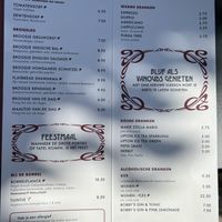 Menu  at De Vegetarische Slager Shop in Rotterdam