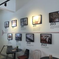 History of the company.  at De Vegetarische Slager Shop in Rotterdam