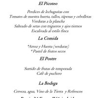 Menú vegano at Finca Santiago in Murcia