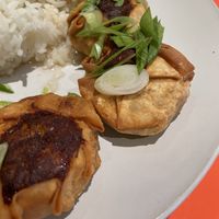 The hash cups on the Vegan Plate  at Onolicious Hawaii in Cincinnati