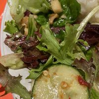 The salad on the Vegan Plate. There is also a wedge salad option for this plate    at Onolicious Hawaii in Cincinnati