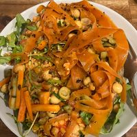 Very delicious vegan potato with vegan Lax (carots)   at Kartoffelkogge in Rostock