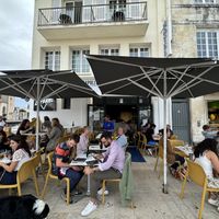 Outside terracee  at le Fratel in La Rochelle