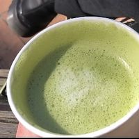 Matcha Latte w/ Oat Milk #Veganuary at Coffee Fox in Savannah