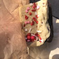 Vegan Cookie Dough Brownie #Veganuary at Coffee Fox in Savannah