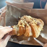 Vegan Almond Croissant: Divine   at Coffee Fox in Savannah