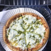 #43: Pineapple and Chef's Special Pesto Pizza at Par Amour in Imperial Beach