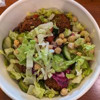 Falafel bowl at Agapé Mediterranean in Plain City