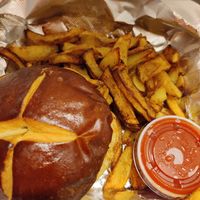 Burger and Fries at All Vegan - Cloud Kitchen in Norfolk