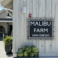 Entrance  at Malibu Farm in San Diego