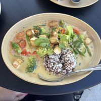 Coconut curry   at Malibu Farm in San Diego