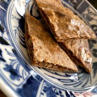 Vegan & Vegetarian Paratha.  Spicey stuffed wholemeal bread. at Koyasan Space in Wakayama