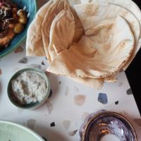The bread at The Hummus Connection  in Nuremberg