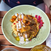 Baba ganoush with haloumi at The Hummus Connection  in Nuremberg