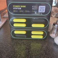 Charging station for customers at The Hummus Connection  in Nuremberg