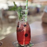 Refreshing drink  #Veganuary at ALEX in Frankfurt