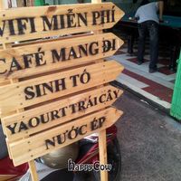 Look out for this street sign at Take Away Coffee in Ho Chi Minh City