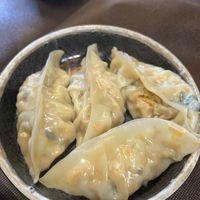 Vegan dumplings   at Maoji in Milan