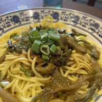 Noodles with sesame sauce  at Maoji in Milan