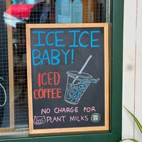 Plant milks for coffees at Pig & Leaf  in Dingle