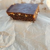 Vegan "snickers" at Pig & Leaf  in Dingle