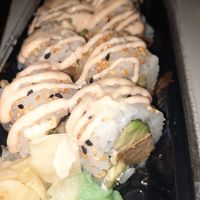 California Roll mit Fake Fried Chicken at An Lac Chay in Landshut