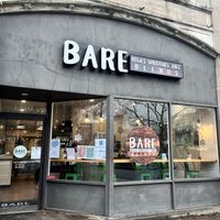 Storefront  at BARE Blends in Brookline