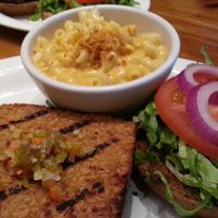 Bali bliss with side of Mac and cheese at Veggie Grill in Laguna Niguel