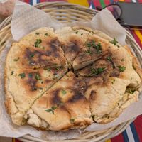 Super tasty bread with garlic infused olive oil instead of butter upon request at Planalto in Canhas