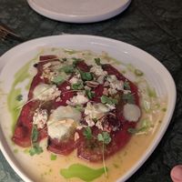 Watermelon Carpaccio at Kapara in London