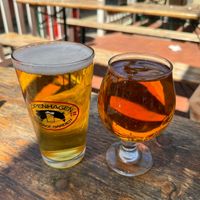 drinks   at Copenhagen Sausage Garden in Solvang