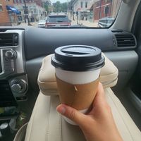 Oat Latte at BeeSmooth Cafe in Manistee