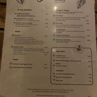 Yummy menu!  at Soul Food  in Sigiriya