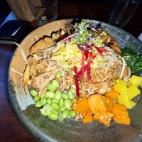 Bowl with rice and fied vegtables etc.  at Cham  in Hamburg
