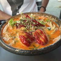 Creamy laksa   at Cham  in Hamburg