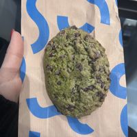 Matcha cookie #Veganuary at Bakery Bakery - Basel SBB in Basel