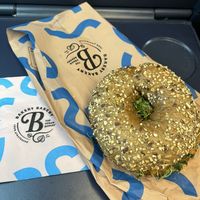 “Lox” bagel 😋   at Bakery Bakery - Basel SBB in Basel