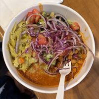 Custom bowls with chicken peas and lentils    at Hoyo's Kitchen  in Dublin