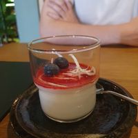 Kokos Flan at Chay Vegan Göttingen in Gottingen