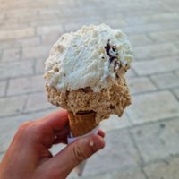 Almond and hazelnut ice cream at Agricola in Lecce