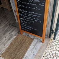 This week's lunch menu. at Pequeno Café e Bistrô - Príncipe Real in Lisbon