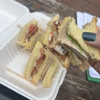 Classic club! Delish  at Bubbie's in Arlington