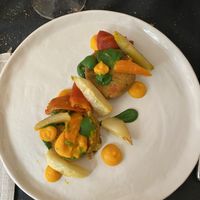 Sformatino di verdure con contorno di verdure   at Osteria La Pimpinella in Bra