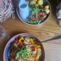 Mains of sausage and mash ( no mash so roast nww potatoes) at The Sun Inn in Northampton