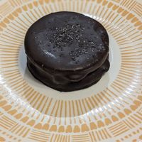 🍩 Sweet little chocolate something at Tasty Monkey in Calama